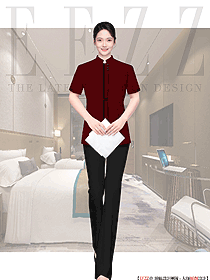 星級(jí)酒店客房服務(wù)工作服定制款設(shè)計(jì)圖