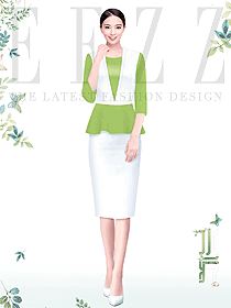 時尚前衛(wèi)休閑會所中心員工職業(yè)裝設(shè)計定制款