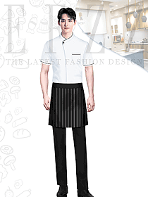 短袖甜點(diǎn)師定制款原創(chuàng)制服設(shè)計(jì)圖