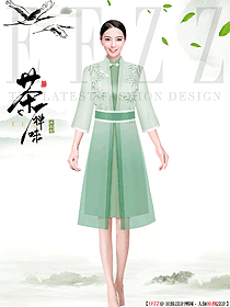 國潮古風(fēng)漢服走秀服裝設(shè)計(jì)原創(chuàng)作品