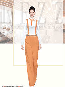 酒店婚慶西餐廳大堂禮儀小姐GRO美女制服設(shè)計(jì)圖