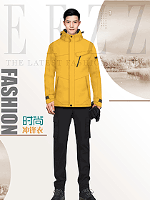 國產(chǎn)原創(chuàng)設(shè)計(jì)秋冬新品男子熱能防水夾棉羽絨三合一沖鋒衣