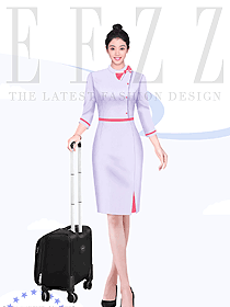 空姐連衣裙制服職業(yè)套裝裙女領(lǐng)結(jié)氣質(zhì)美容師工作服秋冬