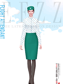 國內(nèi)航空公司原創(chuàng)設(shè)計(jì)空姐制服設(shè)計(jì)效果圖