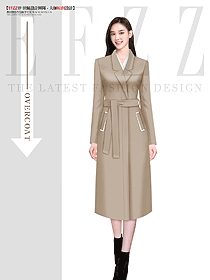 毛呢外套女冬新款雙面呢大衣羊毛高級長款職業(yè)裝