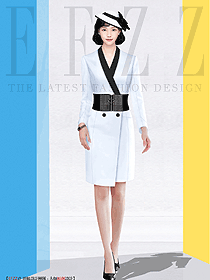 小香風(fēng)短外套女春秋新款百搭小西裝職業(yè)裝定制設(shè)計款