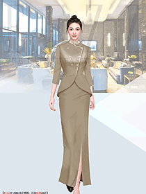 新款酒店大堂經(jīng)理制服設(shè)計(jì)效果圖原創(chuàng)制服設(shè)計(jì)作品