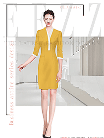 進(jìn)階職場(chǎng)夏季新款通勤連衣裙服裝設(shè)計(jì)