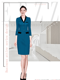 高級感春秋新款高腰法式連衣裙女裝設(shè)計圖