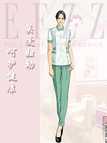 醫(yī)院導診服長短袖護士服裝設計圖