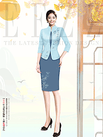 旅游景區(qū)酒店前臺女服務(wù)員制服設(shè)計(jì)方案