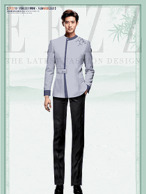 酒店男款春秋季餐飲服務(wù)員制服設(shè)計方案