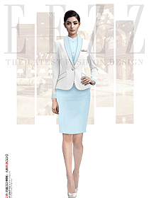 長沙異國風(fēng)情主題酒店總臺服務(wù)員職業(yè)裝定制設(shè)計(jì)