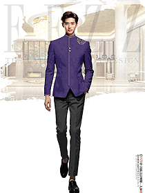 五星級(jí)酒店禮賓部服務(wù)員工衣定制款設(shè)計(jì)圖