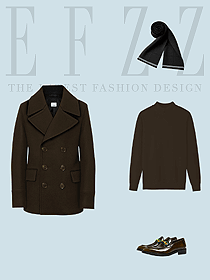 韓版百搭毛呢風(fēng)衣男冬季加厚保暖中長款外套