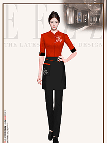 餐飲行業(yè)服務員工作服餐飲火鍋飯店快餐廳食堂制服定制