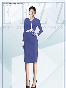 高級感通勤職業(yè)OL正裝定制款連衣裙
