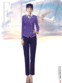 空姐高級(jí)感前臺(tái)工作服工裝OL職業(yè)裝定制設(shè)計(jì)
