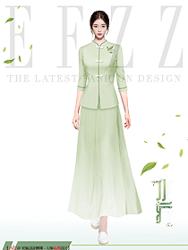 杭州私人會所水療會所咨客制服設(shè)計圖