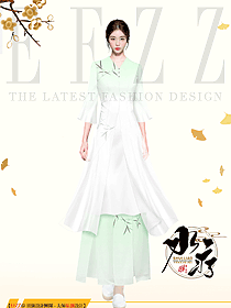 spa養(yǎng)生會所改良漢服民族服裝設(shè)計