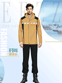 城市戶外通勤加厚加絨冬季工裝夾克