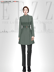 高端大牌加厚通勤雙面羊絨大衣女中長(zhǎng)款定制服裝