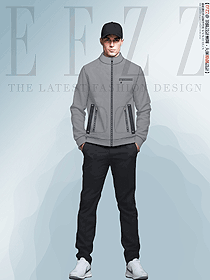 男戶外休閑夾克大碼連帽防風(fēng)耐磨企業(yè)團(tuán)體服裝定制