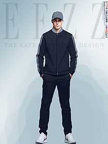 高品質(zhì)沖鋒衣定制logo字企業(yè)工裝夾克定制工作服