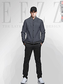 男款春秋季美式復古寬松飛行員外套夾克衫工作服定制