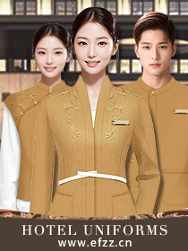 新中式簡約休閑風(fēng)酒店員工服裝定制設(shè)計