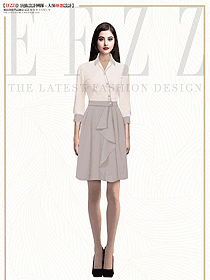 高級感通勤職業(yè)OL襯衫款定制采購設(shè)計圖