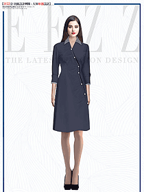 時(shí)尚搭配連衣裙女裝辦公室職員服裝設(shè)計(jì)作品