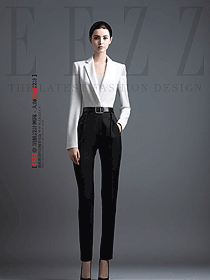 白色上裝OL女裝職業(yè)裝定制方案項(xiàng)目