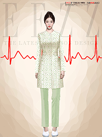 口腔牙科美容院工作服導(dǎo)診服定制案例