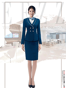 營業(yè)廳增值服務員工工裝春秋款定制設計采購方案圖