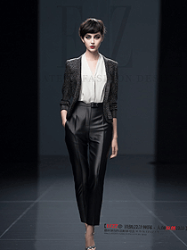 春季職業(yè)高級感通勤職業(yè)裝定制設(shè)計(jì)圖