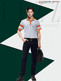 裝修裝飾公司員工夏季短袖體恤定制設(shè)計服裝