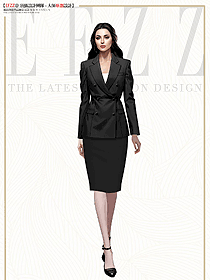 辦公職場高級感通勤職業(yè)裝定制設(shè)計(jì)圖