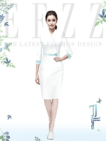 美容院美容師養(yǎng)生館氣質(zhì)足療技師工作服