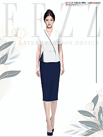 職業(yè)套裝女時尚商務(wù)通勤正裝兩件套