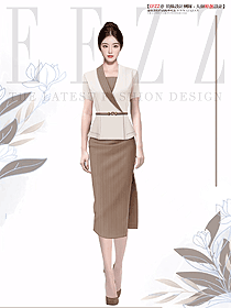 職場(chǎng)小西裝側(cè)邊開(kāi)叉高腰顯瘦包臀百褶裙女中長(zhǎng)款