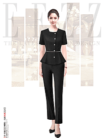 休閑度假星級酒店前臺領(lǐng)班員工夏季制服案例