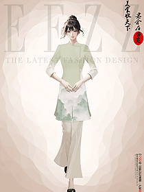 網(wǎng)紅酒店短袖女中餐廳旗袍服裝定制設(shè)計圖