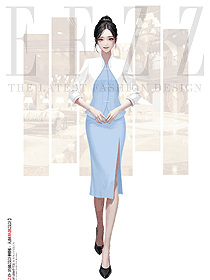 酒店飯店大堂服務生制服定制設計