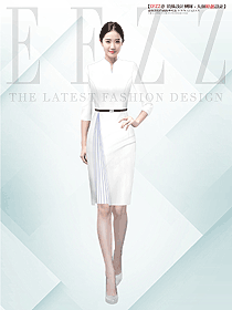 時(shí)尚收腰通勤白領(lǐng)-百褶連衣裙職業(yè)女裝定制設(shè)計(jì)圖