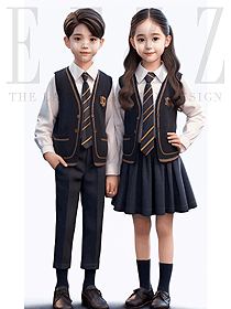 班服學院風初高中小學生背心馬夾校服定制款