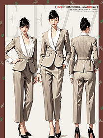 高級感小西裝外套主持人正裝氣質(zhì)女神范手繪圖