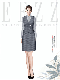 西裝馬甲背心V字領(lǐng)短款職場(chǎng)顯瘦設(shè)計(jì)圖