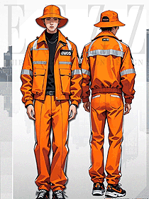 橙色戶外應(yīng)急救援服消防救災(zāi)服作訓(xùn)服
