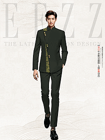 星級酒店保安制服賓館泊車員服裝男款設(shè)計圖